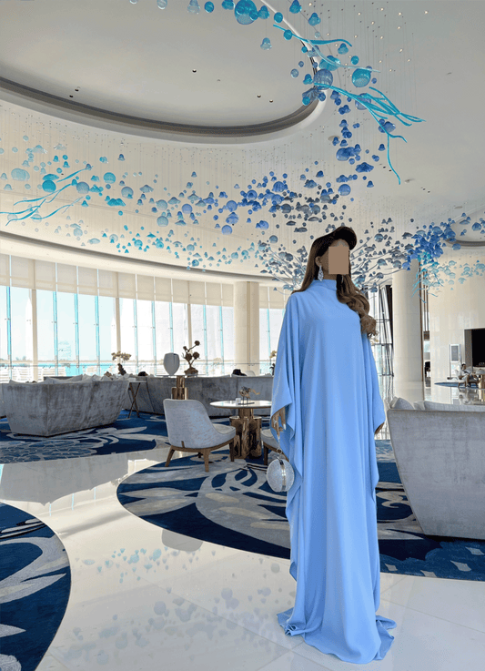 HIGH NECK LOOSE DRESS